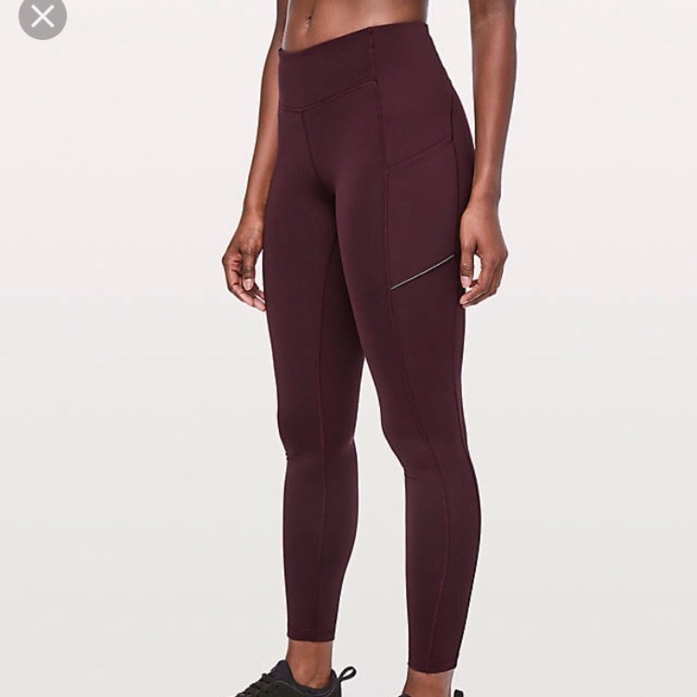 Lululemon leggings - Burgundy
